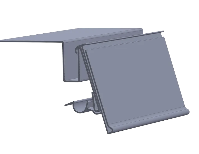 Retail Shelf Price Label Holder Profile